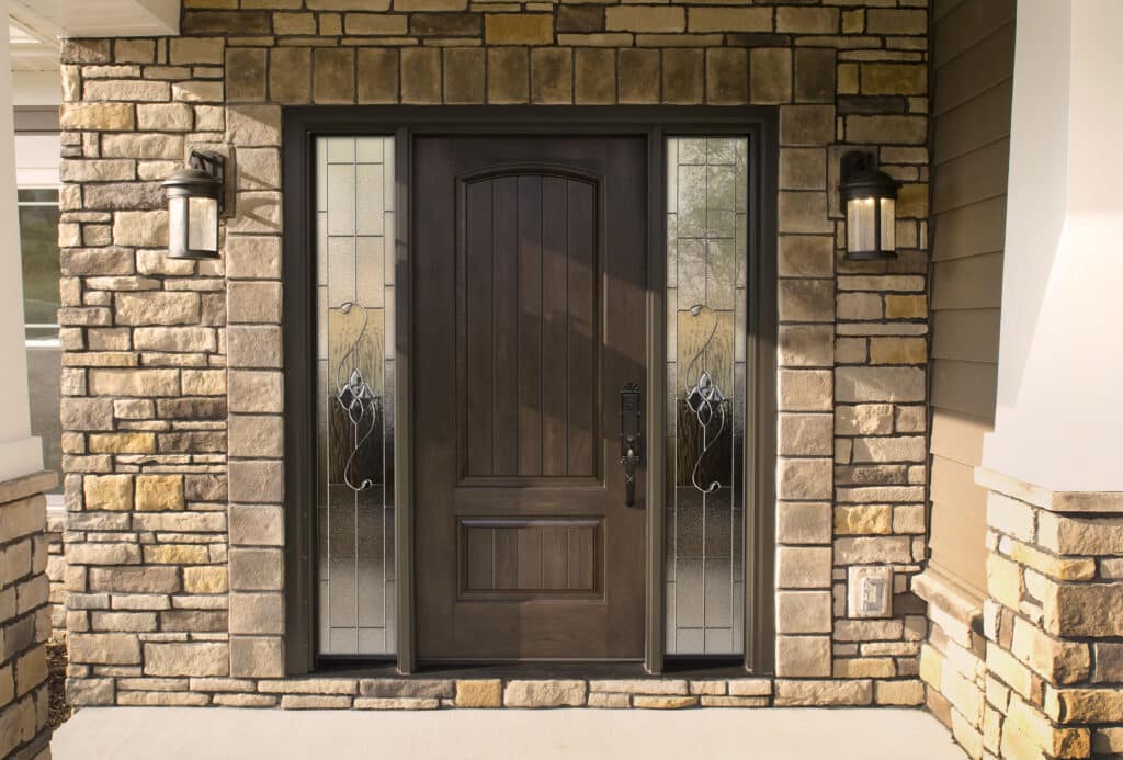 This hinged entry door in Philadelphia, PA from Provia is a beautiful example.